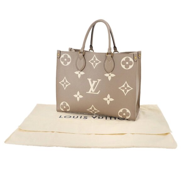 LOUIS VUITTON Bicolor Monogram Empreinte Onthego MM Tote Bag M45494 90285072 - Picture 1 of 10